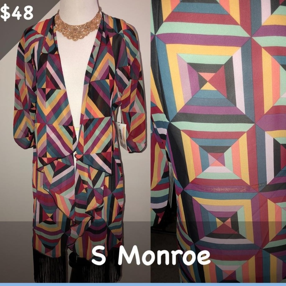LuLaRoe Monroe Kimono New with Tags